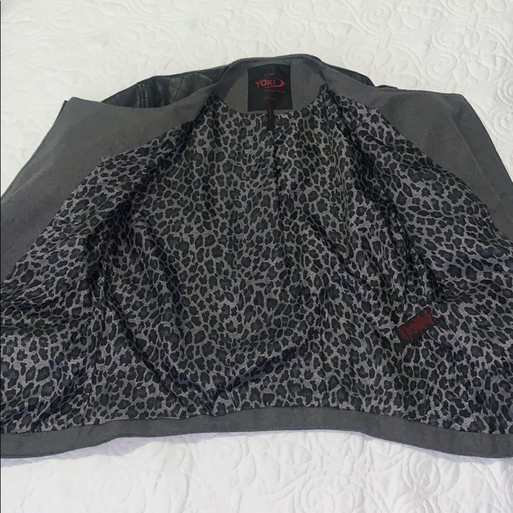 Wool & Leather coat - Picture 5 of 8